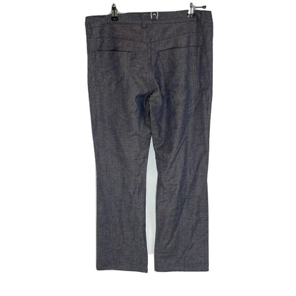 Loro Piana Womens Wool Silk Trousers Pants Italy Size 44 8 US Straight leg - Picture 2 of 12